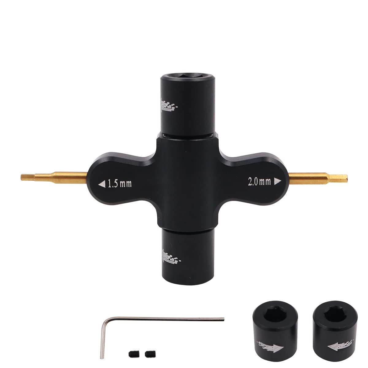 WANGCL 4 in 1 RC Hex Cacciavite in Lega di Alluminio Chiave A Sgancio Rapido Strumento per FPV Quadcopter RC Drone Rc Auto