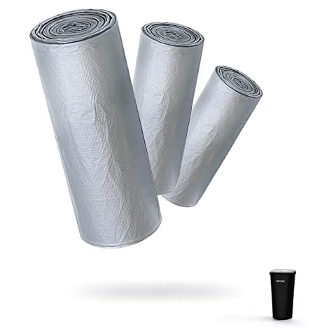 HOTOR Mini Plastic Car Trash Can Liner Refills (90-Pack), Trash Can is not Included Cover