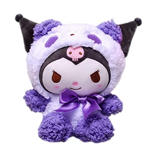 GIMOCOOL Muñeca De Peluche De Kuromi, Kuromi My Melody PC Dog Series Anime Animales De Peluche Juguetes De Peluche, Lindas Muñecas De Peluche De Dibujos Animados, Cojín De Felpa Suave Sanrio Cover