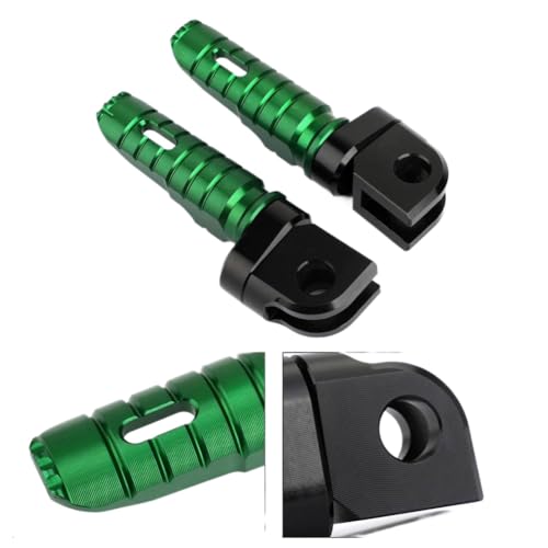 Repose-pieds avant 650 vert en aluminium de haute précision pour Z1000 et Z300