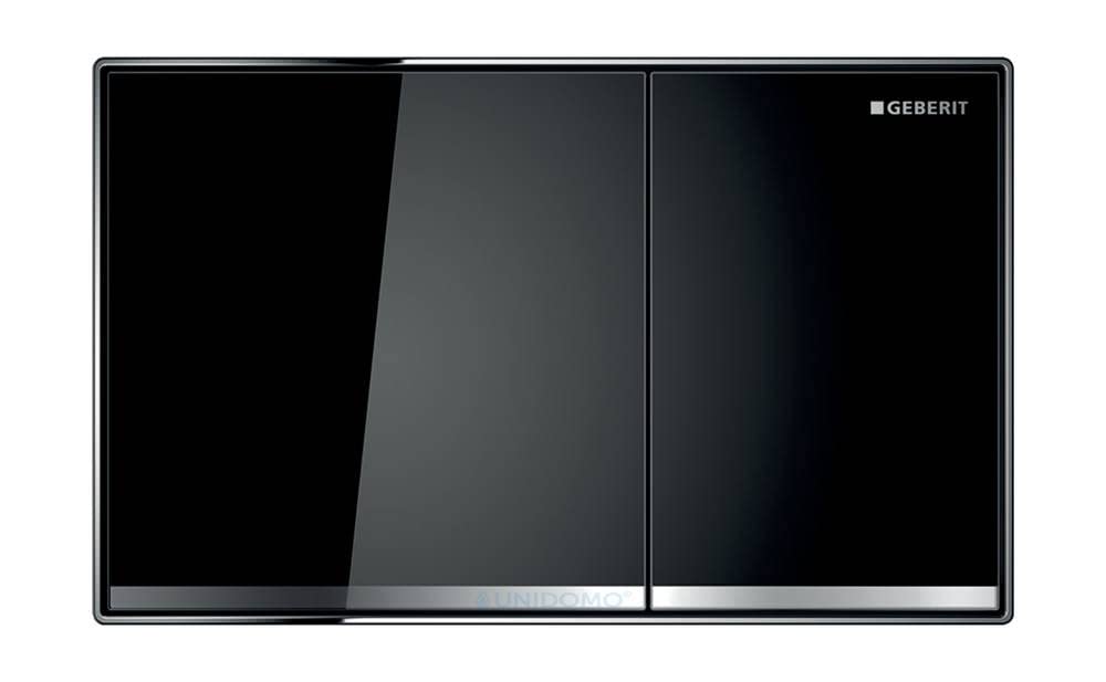 Pulsador Geberit Sigma60 con doble descarga enrasada para ahorrar agua