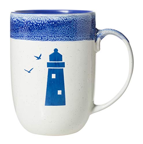 Taza Cape Shore con diseño de faro 16oz cerámica