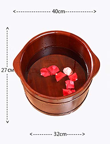 Masajeador spa de pies de madera de alcanfor miniatura 2