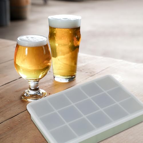Bandeja de Silicona para Cubos de Hielo con Tapa 15 Cubos miniatura 6