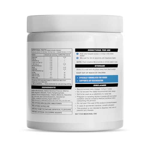 Wellcore Creatine Monohydrate 33 Servings, Cranberry Crush - Image 8