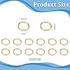 UNICRAFTALE 500 Pcs 6mm Doré en Acier Inoxydable Anneaux de Saut Ouverte Anneaux de Saute Connecteur Résultats de Bijoux pour la Fabrication de Bijoux et Projets D'Artisanat et Réparation de Collier #2