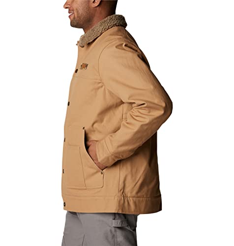 Columbia Men's Roughtail Sherpa Lined Field Jacket, Sahara/Flax, X-Large #TOP2