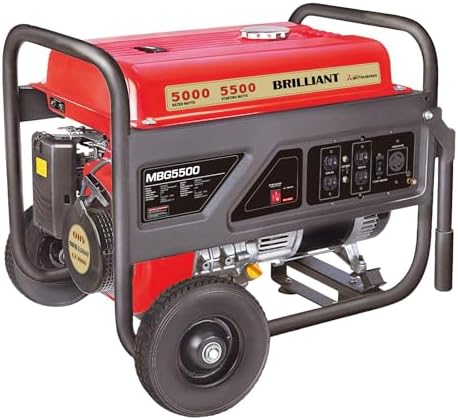 TOOLCY 5500W Gas Powered Generator – High-Performance Gas Generat...