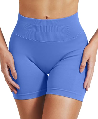 Image of VOYJOY Women Workout Impact Shorts 2.5 inch / 3.6 inch / 4.5 inch / 6 inch Scrunch Butt Booty | Tummy Control, High Waisted, Bike Short, Gentle Compression, for Women