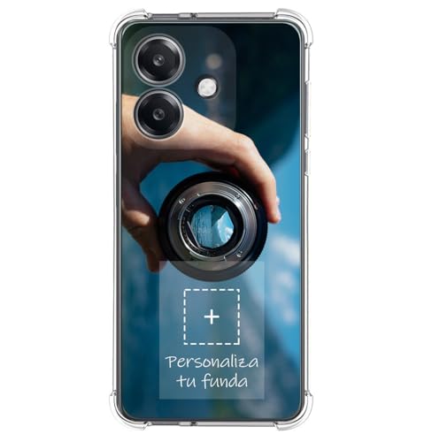 Tumundosmartphone Personalizza la tua custodia in silicone antiurto trasparente con la tua fotografia per OPPO A40 / A40m disegno personalizzato