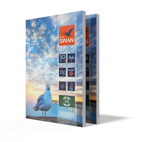 Papel Fotografico A4 Laser Marca BLUE SWAN