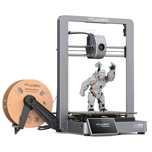 Creality K1C 3D Printer, 2024 New Version 600mm/s Fast Printing Speed and Clog-free Direct Extruder, Support 300℃ Printi