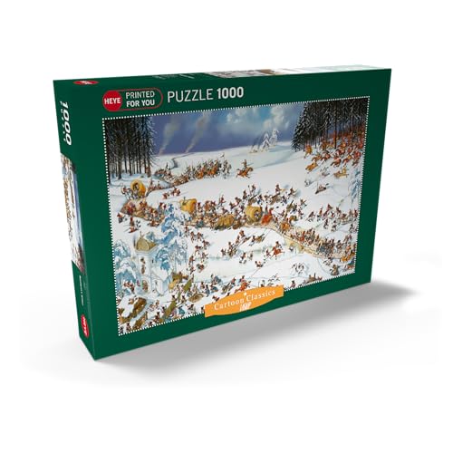 Napoleon's Winter - Jean-Jacques Loup - Cartoon Classics - Premium 1000 pieces Puzzle - MyPuzzle special collection from Heye Puzzle - Image 2