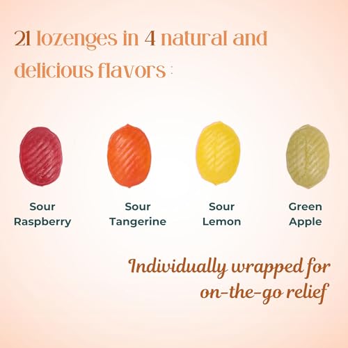 Image of Preggie Pop Drops | 21 Drops | Morning Sickness during pregnancy | Safe for pregnant Mom & Baby | Gluten Free | Four Flavors: Lemon, Raspberry, Green Apple, Tangerine
