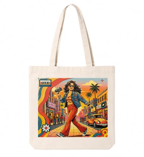 Canvas Tote Bag 16 x 14 Inch, 250 GSM Reusable Shopping Bag for Women & Men, Eco-Friendly Heavy Duty Cloth Carry Bag for Grocery, Office, College, Travel, Books & Daily Use, Book Lover