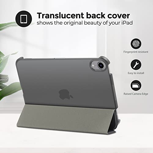 ProCase Smart Case for iPad mini 7 A17 Pro 2024/ Mini 6 2021 8.3 Inch, Hard Back Cover for iPad mini 8.3" 7th Gen A2995/A2996/A2993/6th Gen A2567 A2568 A2569 -Grey by ProCase - Image 3