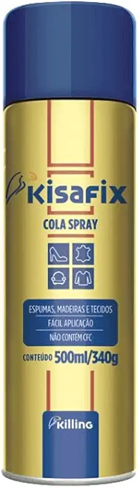 Cola Contato Spray 340g Kisafix