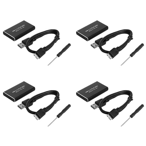 Caja externa USB 3.0 para 4 mSATA SSD miniatura 1