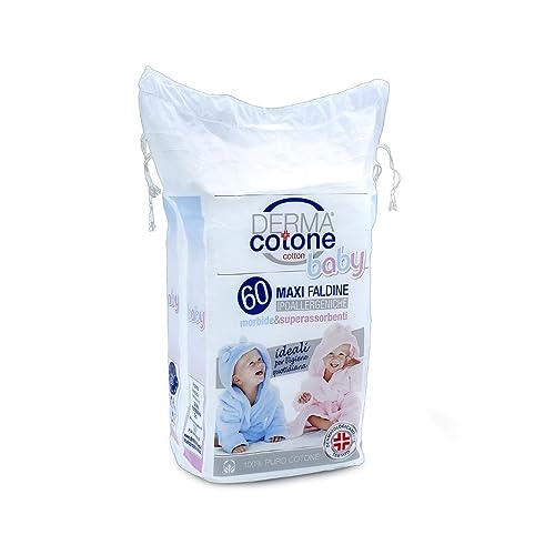 Dermacotone Baby - Maxi Faldine Ipoallergeniche, 60 faldine