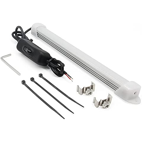 Zeberoxyz 24V 5W Premium White Light Bar Upgrade for 3D Printer Parter Ender 3/Ender3 Pro /3V2/5,Cr-10/10S Cover