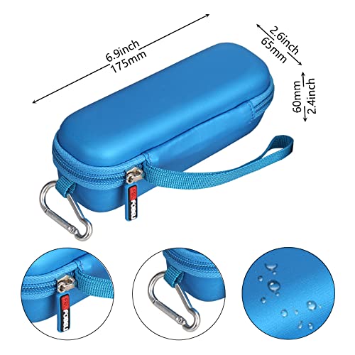 FBLFOBELI EVA Hard Carrying Case Compatible with The Breather/HETARU Natural Breathing Exercise Device, Hand-Held Inspiratory Expiratory Muscle Trainer (Blue, Case Only) - Thumbnail 6