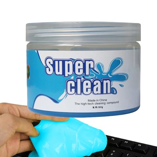 Gel detergente per auto, multiuso, per rimuovere la polvere, per dettagli interni, gel riutilizzabile per elettronica, interni auto, attrezzature per ufficio, tastiere, portabicchieri e prese d'aria