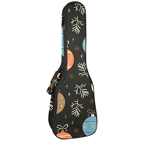 Housse ukulélé ténor imperméable rembourrée 61 cm motif vintage rétro
