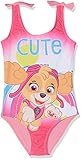 Bunter Mädchen Badeanzug mit farbenfrohem Paw Patrol Fotodruck