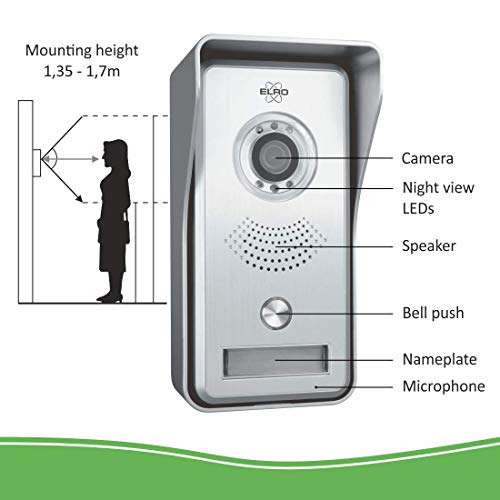 ELRO DVC040IP Wifi IP Video Deurbel - Camera met nachtzicht - met Binnengong - Bekijken en communiceren via App - Image 5