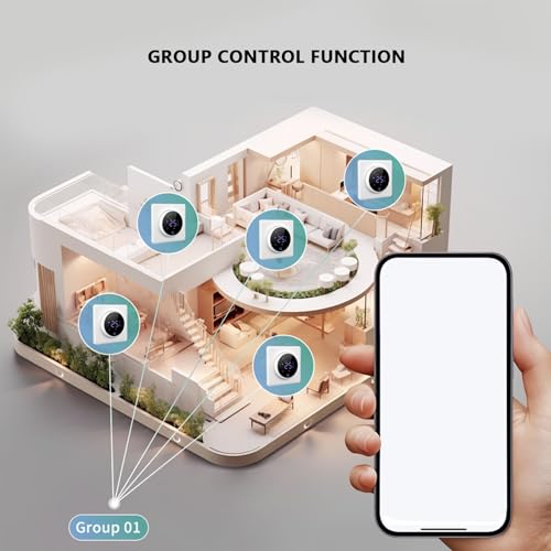 Thermostat Programmable WiFi Intelligent Maison SEAFRONT Commande Vocale Application Smart ECO - 6