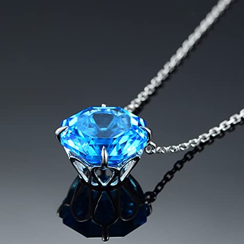 Collier améthyste véritable pendentif tendance et collier de luxe noble pour femme - 4