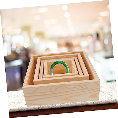 Boîtes de présentation bois BESTYASH pour ranger vos petits objets de maison et bureau
