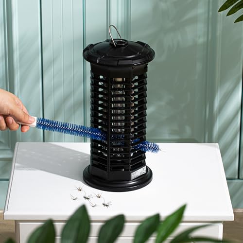 Image of Sliner 2 Pcs Bug Zapper Cleaning Brush Mosquito Zapper Bendable Cleaning Duster Plastic Dust Cleaner Microfiber Brush Reusable for Indoor Outdoor Electric Bug Zapper (Bug Zapper Not Included)
