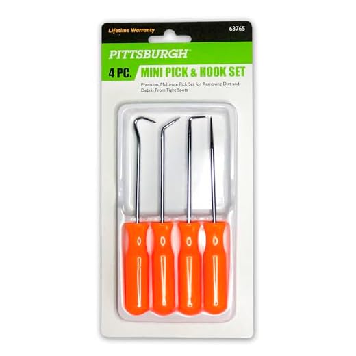 4 PC PICK AND HOOK SET
