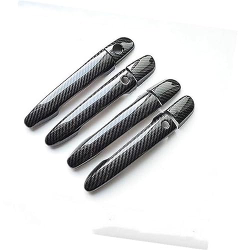 Poignée de porte en fibre de carbone Mazda CX-4 protection anti-rayure RHD