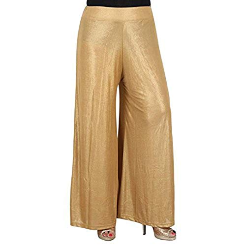 Image of DREAM & DZIRE Shimmer Palazzo for Women in Plus and Small Size.