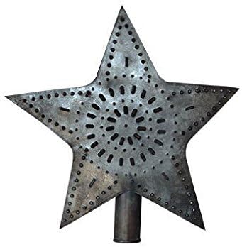 BCD Punched Star Tree Topper 5.5"
