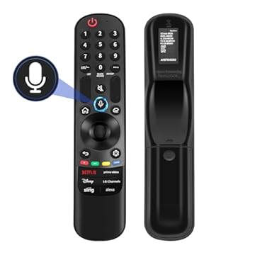 Substituição MR23GA Magic Remote para LG Smart TV G3/B3/C3/QNED80/QNED75/UR9000 Series OLED UHD QNED Mini LED 2023 TV Controle Remoto com Voz, Ponteiro de Roda