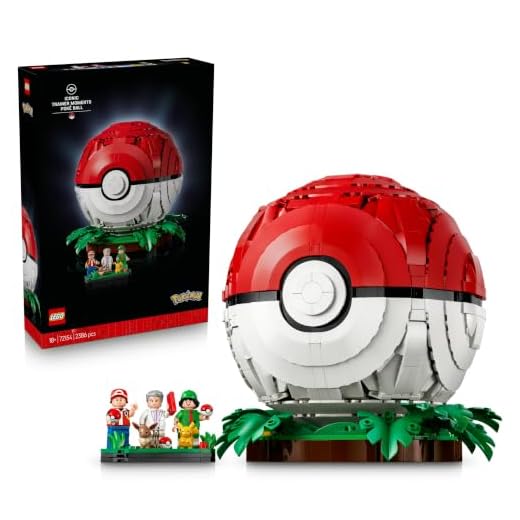 LEGO Pokémon Poké Ball Moments Culte de Dresseur - Maquette pour Adulte avec Figurines de Pikachu, Évoli & 2 Minifigurines - Décoration Intérieure DIY - Idée de Cadeau Gaming Collector 72154