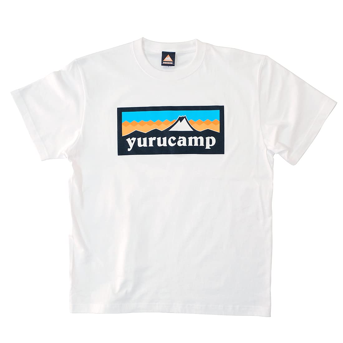 Amazon.co.jp: ゆるキャン△ ふじさんロゴ Tシャツ ホワイト XLサイズ