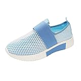 Sneaker Flach Damen Schwarz Sneakers Slip-On Faule Schuhe Hohle Atmungsaktive Einzelschuhe Turnschuhe Walking Jogging Outdoor Flache Schuhe Sportschuhe Freizeitschuhe Turnschuhe