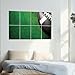8 Pack Art Acoustic Panels American Football rugby ball green pitch online sports betting games Sound Absorbing Panel 32