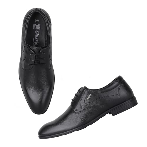 Image of Red Chief Formal Low Ankle Derby Shoes for Men RC3976LR Tan
