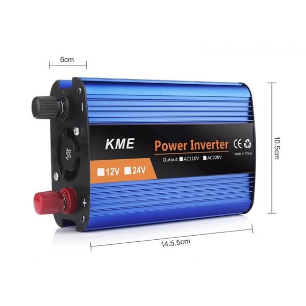 Convertisseur de Tension 500W, onduleur Voiture 12V à 220V avec Port USB et Protection Multi-Fonctions
