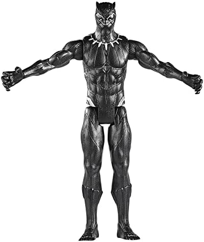 Avengers Marvel Titan Hero Series Collectible 30-cm Black Panther Action Figure, Toy for Ages 4 and Up