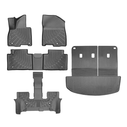 Tapis de sol Hyundai Palisade 2025 protection TPE intégrale pour coffre et dossiers 9 places