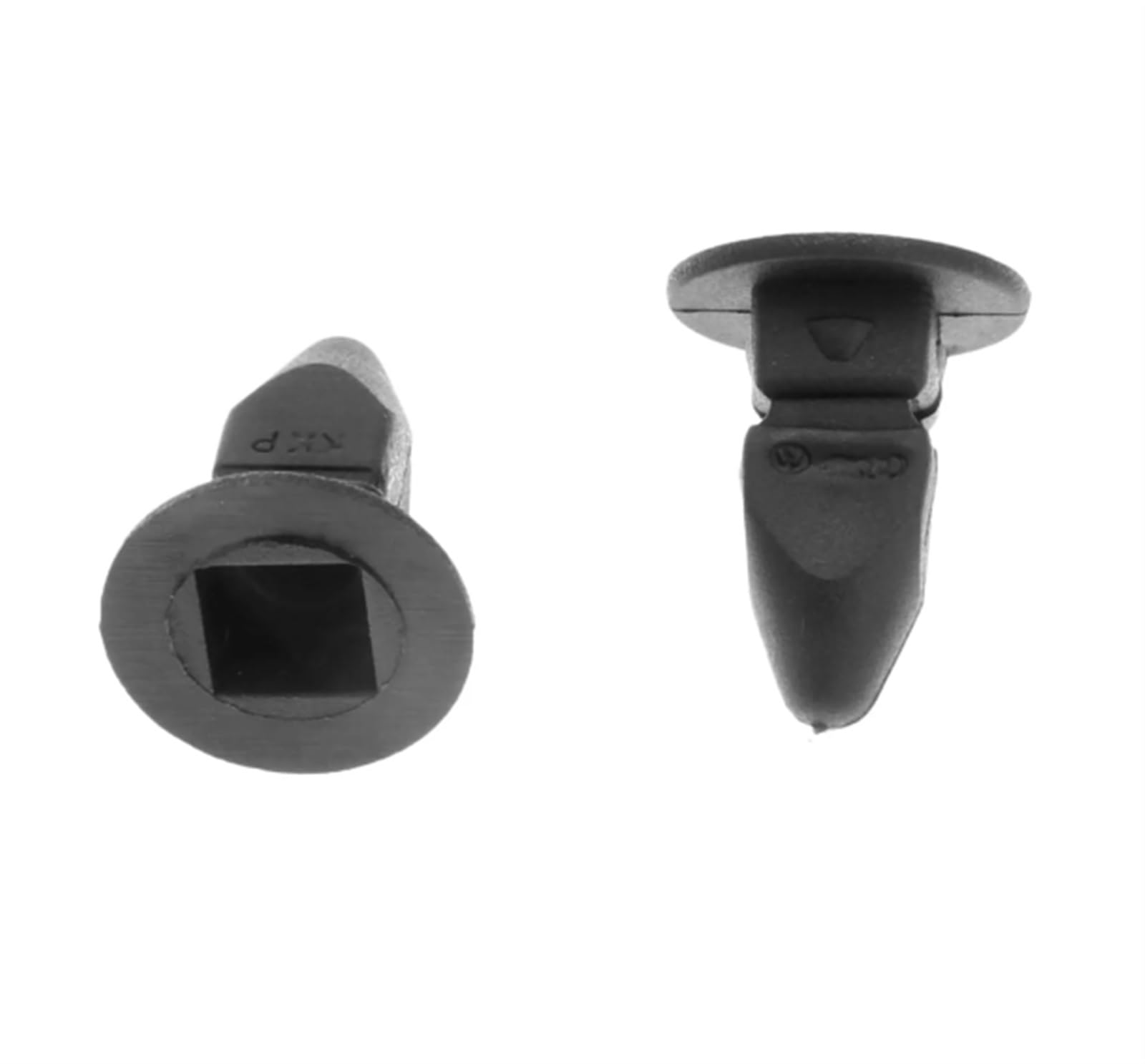 YTQMoreBNZ 50pcs Black Nylon Clips Bumper Fender Apron Screw Grommet Nut Clip A20925 Replaces N908-214-01 Stem Length 20mm