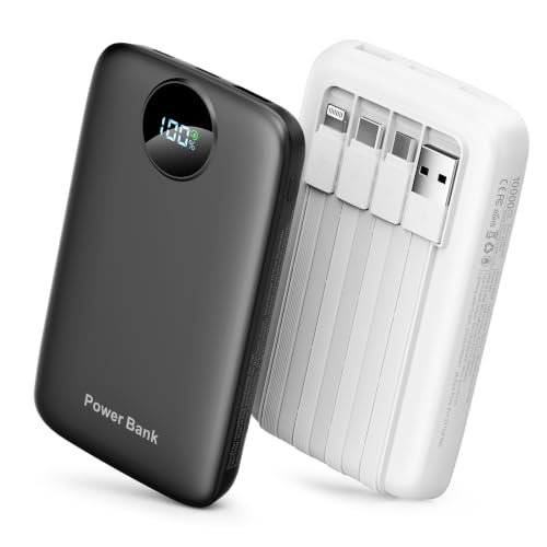 Wbear 2 Pack 10000mAh Portable Charger Slim Power Bank with