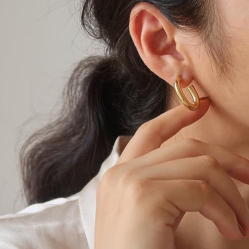 Cerceau en or 14K légères pour éviter de fatiguer les oreilles - 5
