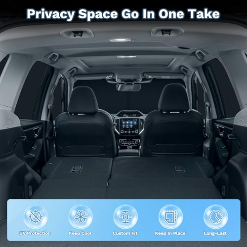 Image of KUST Car Window Shades for Ford Explorer 2020-2025 2026 Windshield Sun Shade Side Window Cover UV Block Privacy Protection Explorer Accessories for Camping Blackout Rear Back Full Set 8PCS